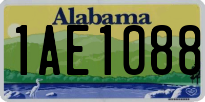 AL license plate 1AE1088