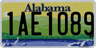 AL license plate 1AE1089