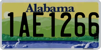 AL license plate 1AE1266