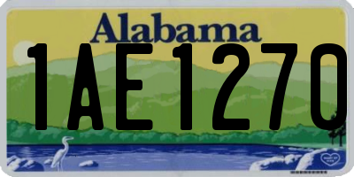 AL license plate 1AE1270
