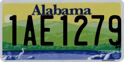 AL license plate 1AE1279