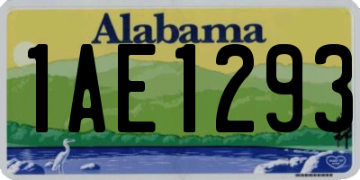 AL license plate 1AE1293