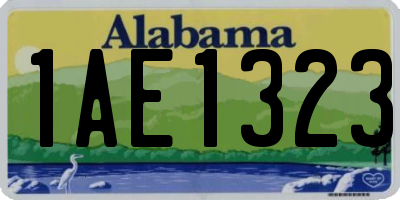 AL license plate 1AE1323