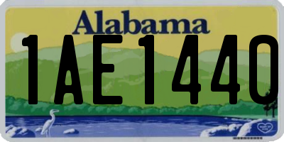 AL license plate 1AE1440
