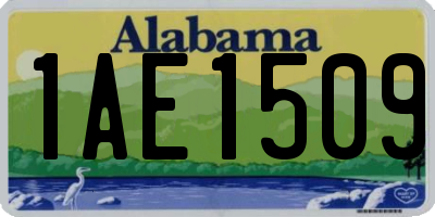 AL license plate 1AE1509