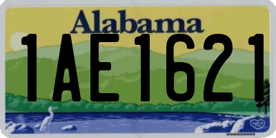 AL license plate 1AE1621