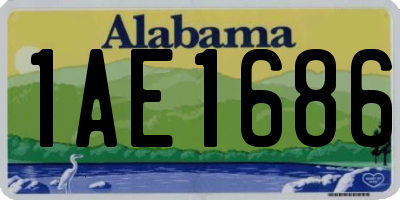 AL license plate 1AE1686