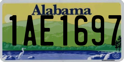 AL license plate 1AE1697