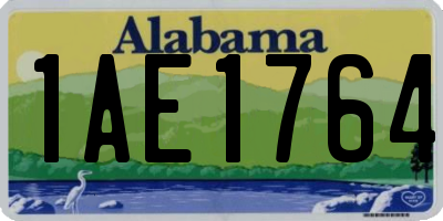 AL license plate 1AE1764