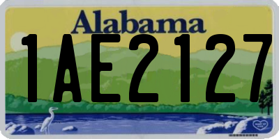 AL license plate 1AE2127