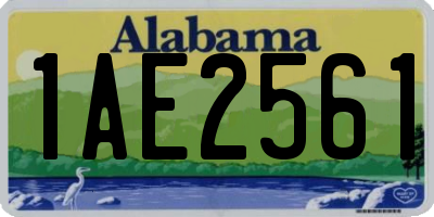 AL license plate 1AE2561