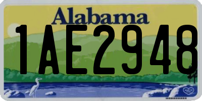 AL license plate 1AE2948