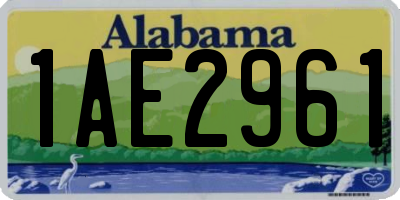 AL license plate 1AE2961