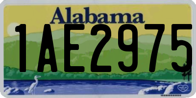 AL license plate 1AE2975
