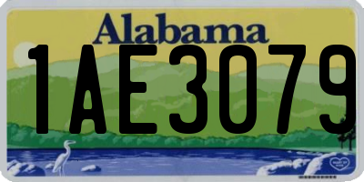 AL license plate 1AE3079