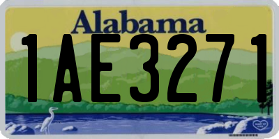 AL license plate 1AE3271