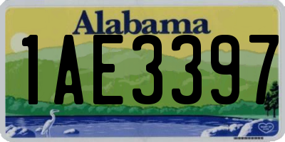 AL license plate 1AE3397