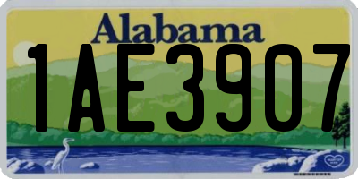 AL license plate 1AE3907