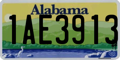 AL license plate 1AE3913