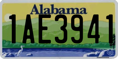 AL license plate 1AE3941