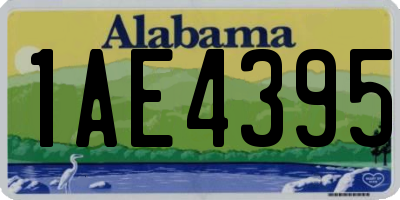 AL license plate 1AE4395