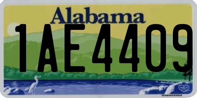 AL license plate 1AE4409