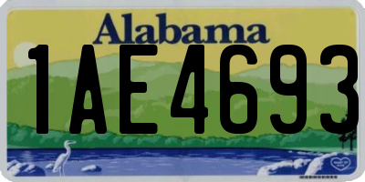 AL license plate 1AE4693