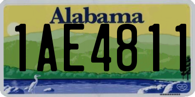 AL license plate 1AE4811