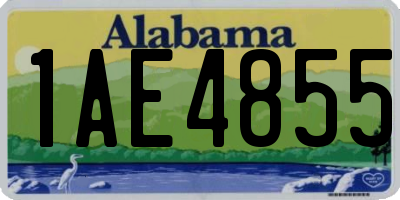 AL license plate 1AE4855