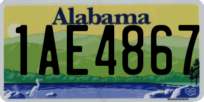AL license plate 1AE4867