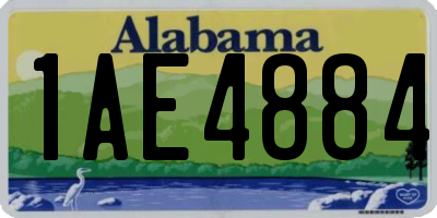 AL license plate 1AE4884