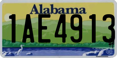 AL license plate 1AE4913