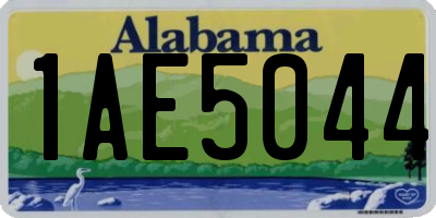 AL license plate 1AE5044