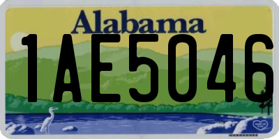AL license plate 1AE5046