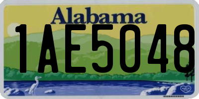 AL license plate 1AE5048