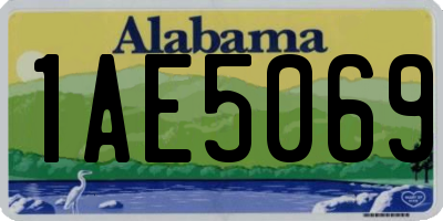 AL license plate 1AE5069