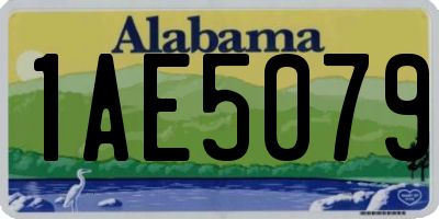 AL license plate 1AE5079