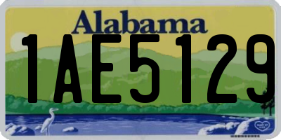 AL license plate 1AE5129