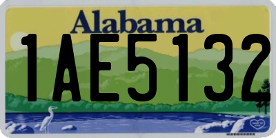 AL license plate 1AE5132