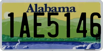 AL license plate 1AE5146