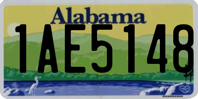 AL license plate 1AE5148