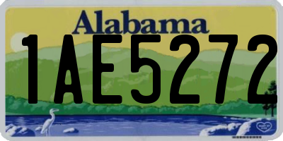 AL license plate 1AE5272