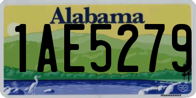 AL license plate 1AE5279