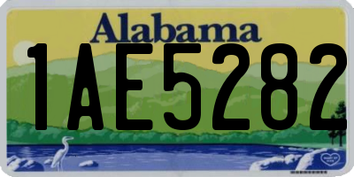 AL license plate 1AE5282