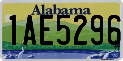 AL license plate 1AE5296
