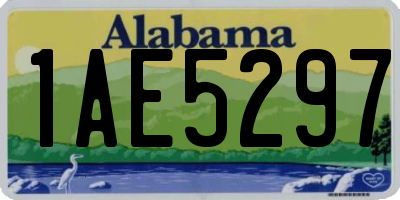 AL license plate 1AE5297