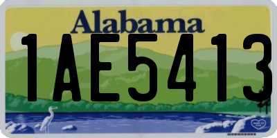 AL license plate 1AE5413