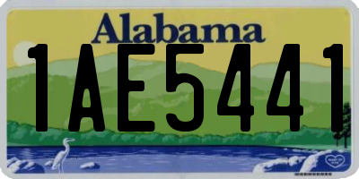 AL license plate 1AE5441