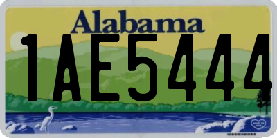 AL license plate 1AE5444