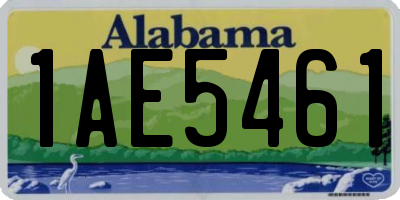 AL license plate 1AE5461